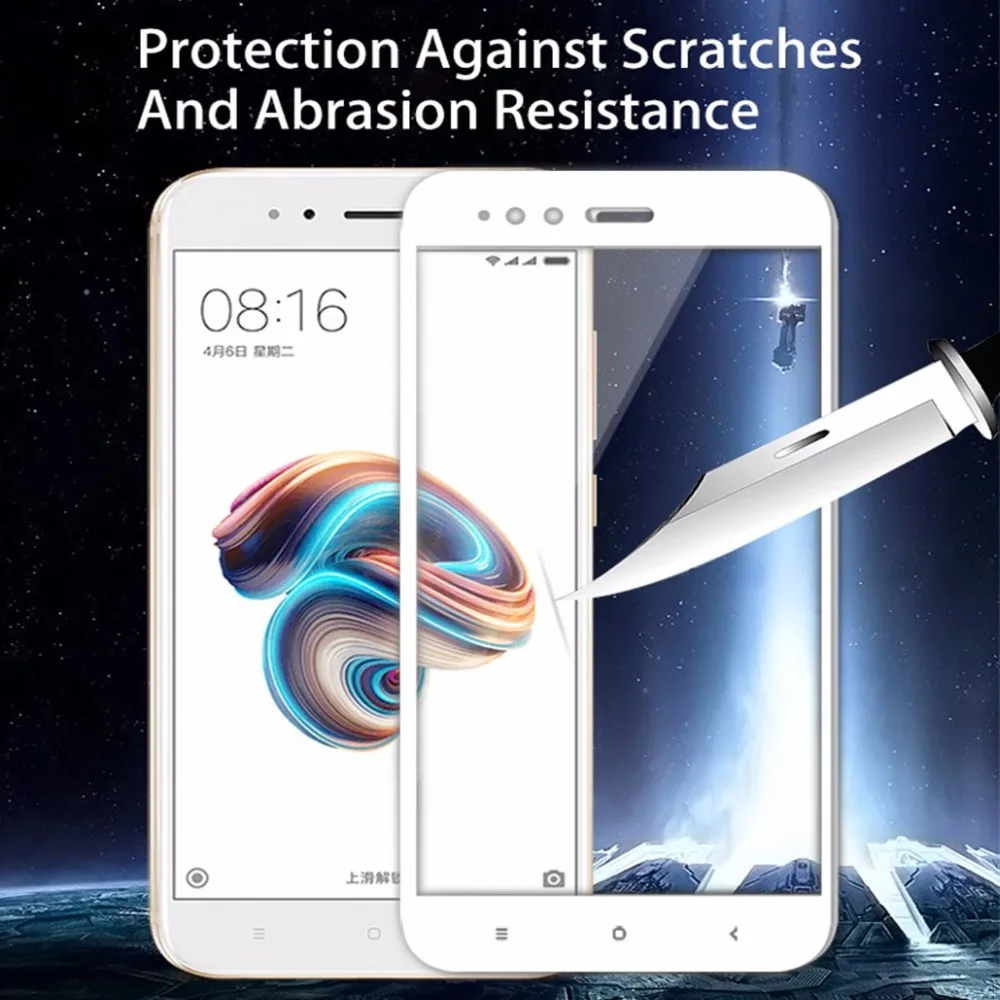 2.5D 0 2 мм 9H Премиум Закаленное стекло для Xiaomi 5X Mi5X 5 дюймов защита экрана закаленная