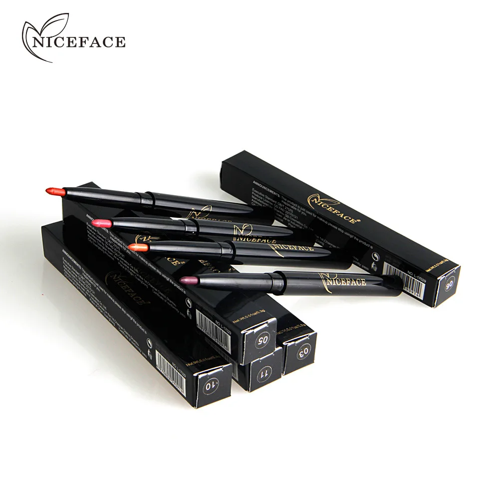 NICEFACE бренд Карандаш для губ автоматический роторный карандаш Модифицированная