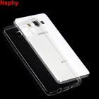 Nephy чехол для Samsung Galaxy A3 A5 A7 2016 2017 A 3 5 7 Duos A310 A320, чехол из ТПУ, силиконовый прозрачный корпус