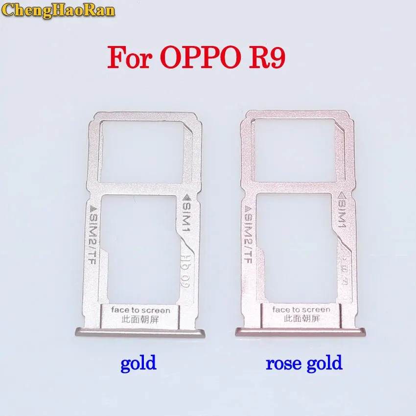 ChengHaoRan sim-карты слот для карт памяти держатель адаптер для OPPO R7 plus R7s R7Plus R9 R9plus R9sk R9s R9s плюс S-D карты