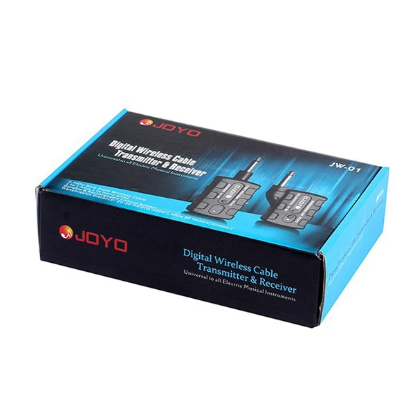 

Joyo JW-01 rechargeable 2.4 GHz audio wireless digital transmitter receiver guitar, baseball wireless, electric box guitar