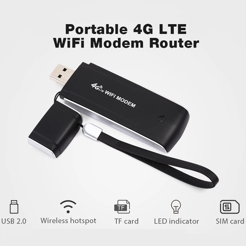 Разблокированный 4G LTE USB WiFi модем роутер 3g Wifi роутер сетевой адаптер ключ с слотом для sim-карты Мобильная Wifi точка доступа