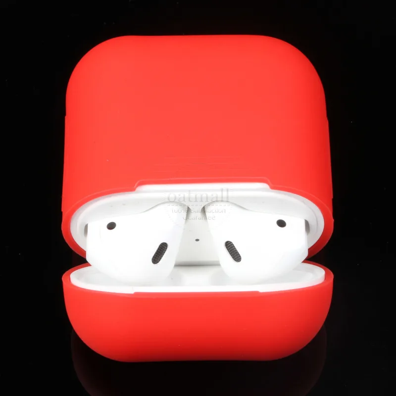 Матовый Мягкий ТПУ силиконовый чехол для Apple AirPods 2 Airpods зарядный Air pods