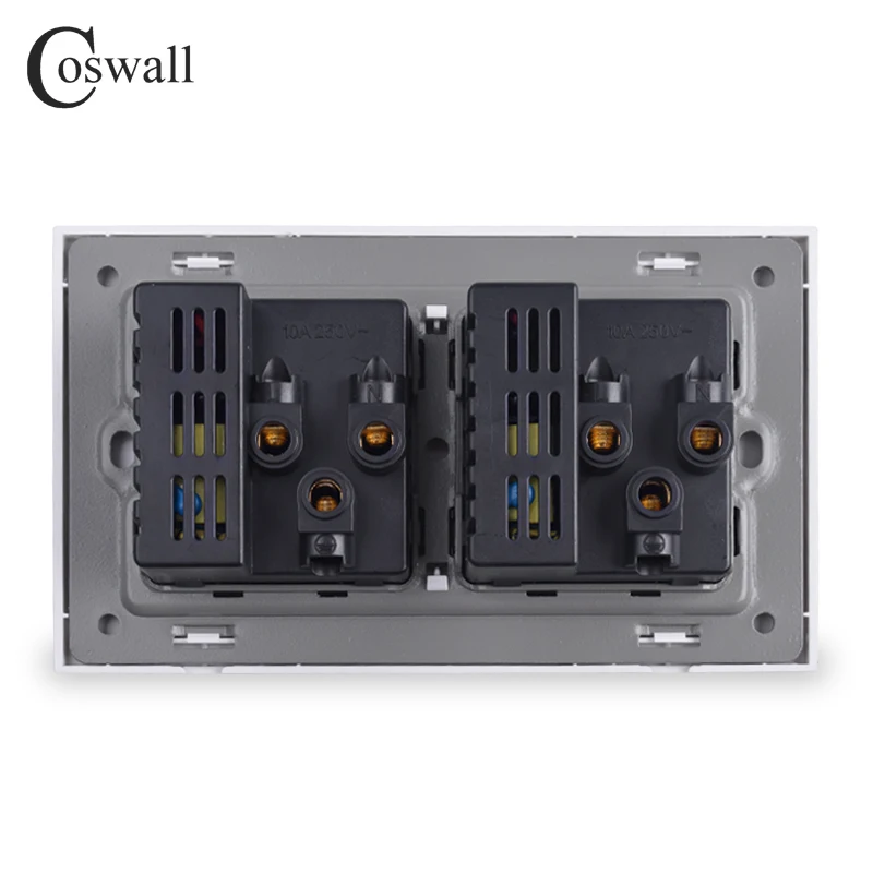COSWALL розетки двойной Универсальный 5 отверстий мощность Outlet с 4 USB Смарт индукция
