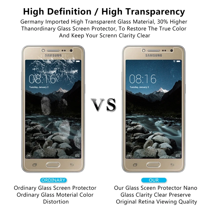 2.5D 0 26 мм 9H Премиум Закаленное стекло для Samsung Galaxy J2 Prime SM G532F защитная пленка|glass for