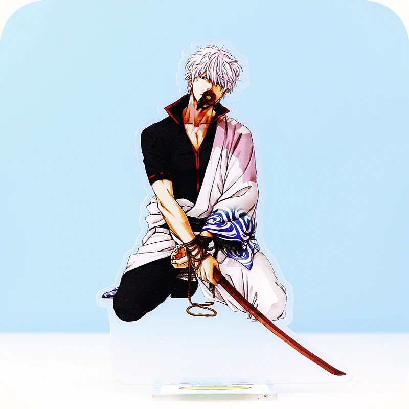 GINTAMA Sakata Gintoki Кагура Садахару Shinpachi фигурка на акриловой подставке настольное