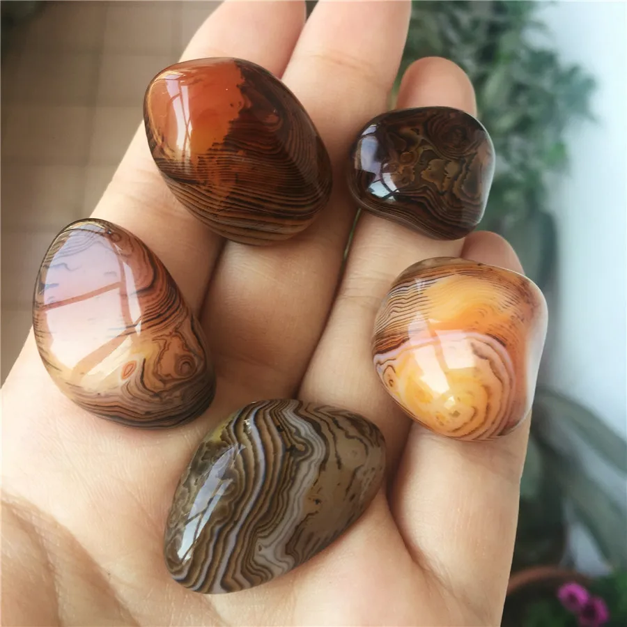 5 шт. натуральные камни и минералы sardonyx ладонный Агат лечебные кристаллы для