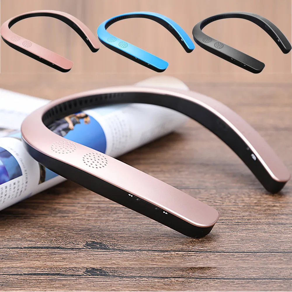 Беспроводная колонка с шейным ободом Bluetooth 2019 FM AUX SD USB|Портативные колонки| |
