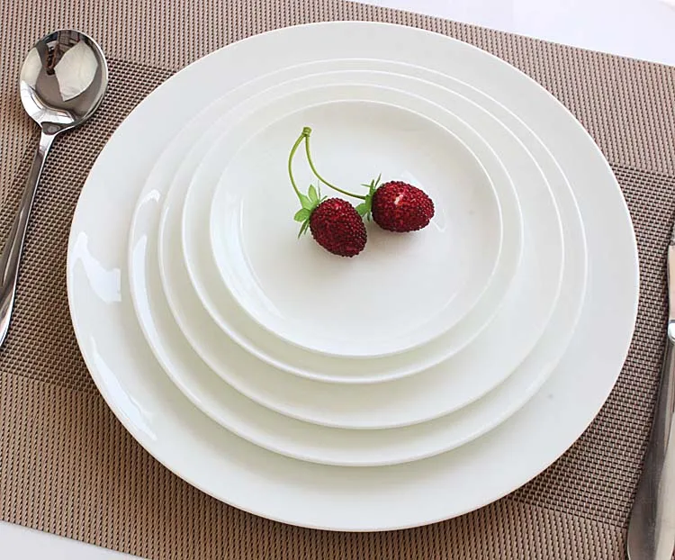 Тарелка для лица тарелка из костяного фарфора с плоским месяцем блюдо в стиле