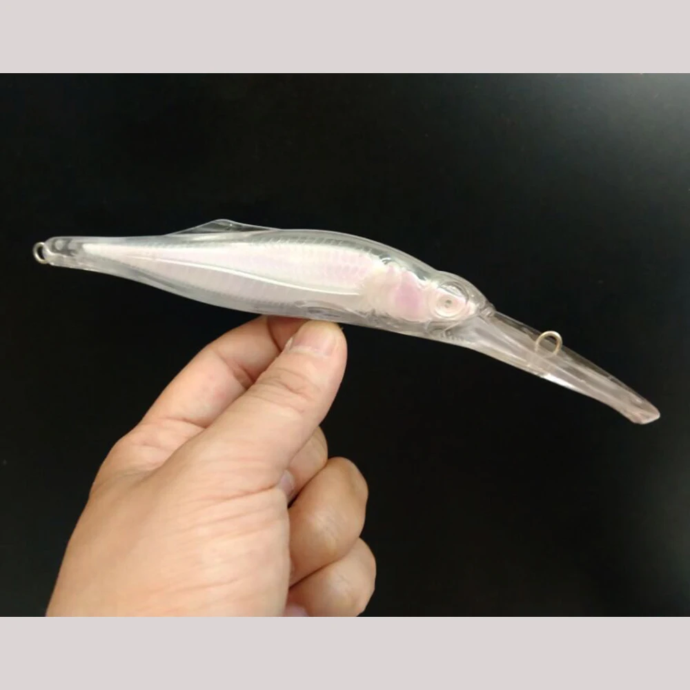GYFISHING 15 шт. неокрашенные рыболовные Гольфы Jerkbaits с голографической