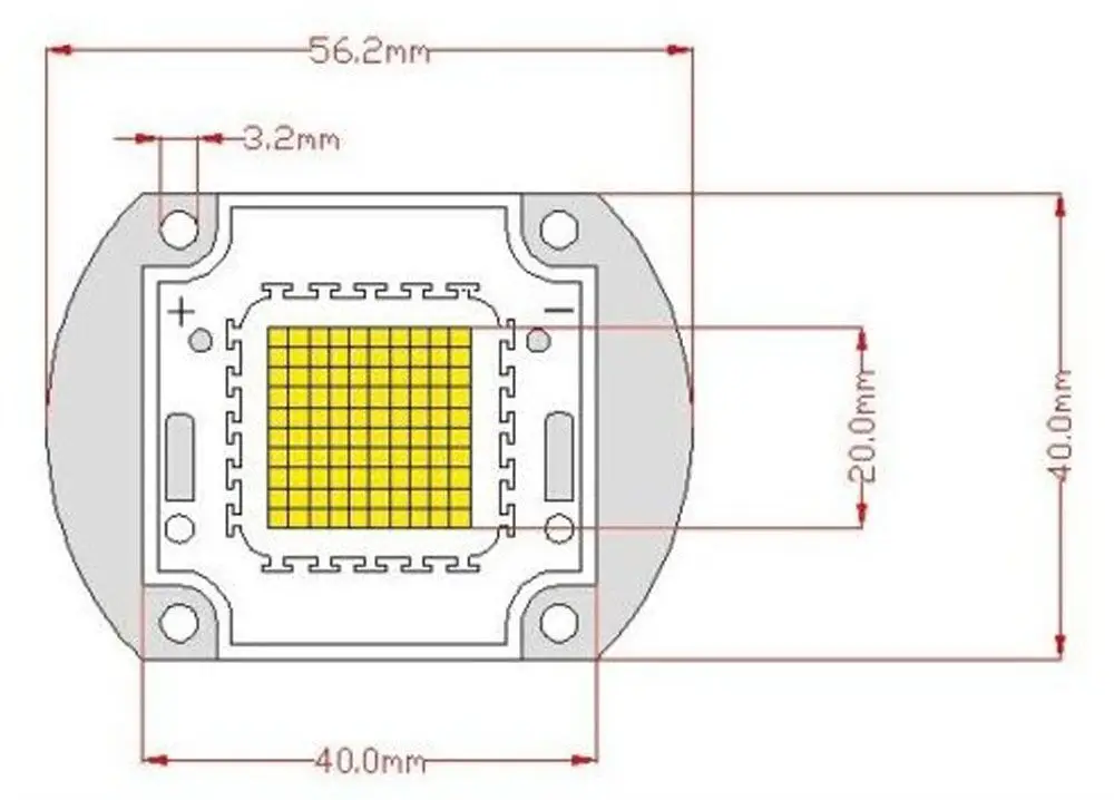 5 шт./лот 20 Вт 45mil полный спектр 380Nm 780Nm белый цвет водный растение выращивание Blub