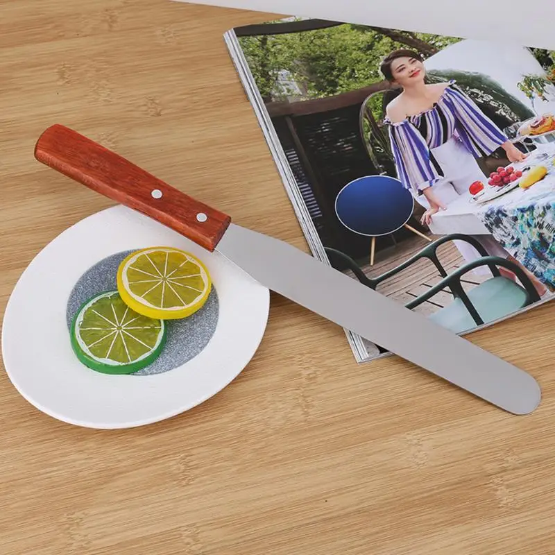 8-дюймовый подъемник из нержавеющей стали для масла торта пиццы крема выпечки