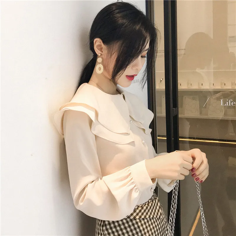 

Cheap wholesale 2019 new Spring Summer Autumn Hot selling women's fashion casual ladies work Shirts BP400