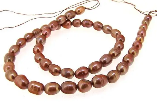 Unique Pearls jewellery Store 5mm Coffee Freshwater Pearl Loose Beads One Full Strand DIY Necklace Material LS3-23 | Украшения и