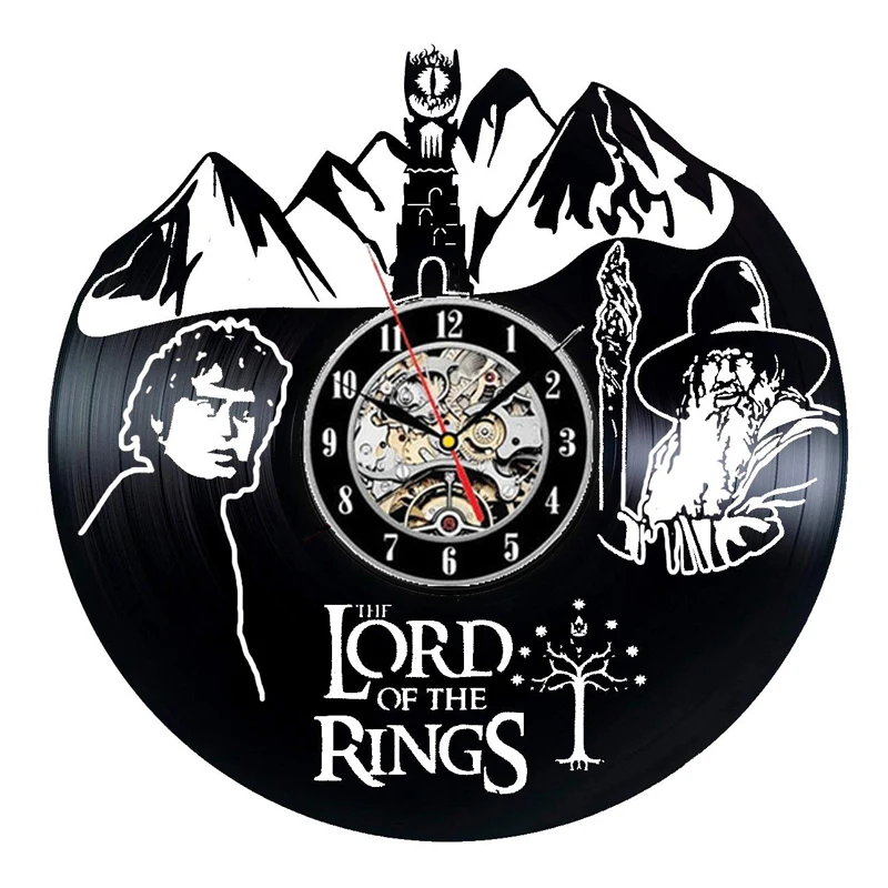 2019 Новое поступление настенные часы с изображением Властелина Колец