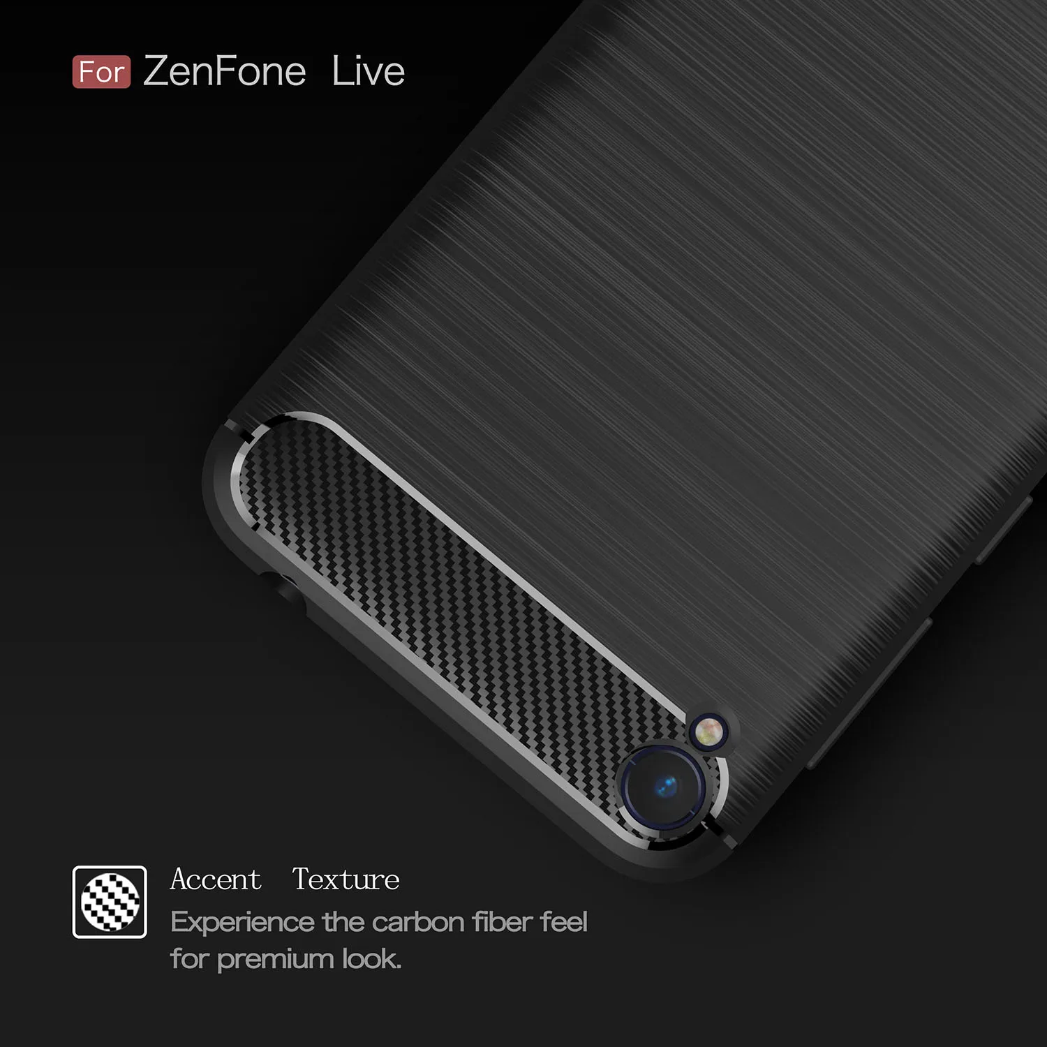 TPU чехол для ASUS ZB501KL Zenfone Live ZB501 ZB 501 KL 501KL углеродного волокна ASUS_A007 телефон случаях |