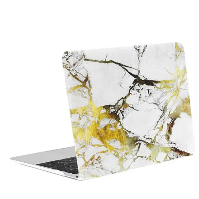 Ноутбук мраморный принт резиновый гибкий чехол для Macbook Pro 13 3 15 4 12 дюймов Air 11