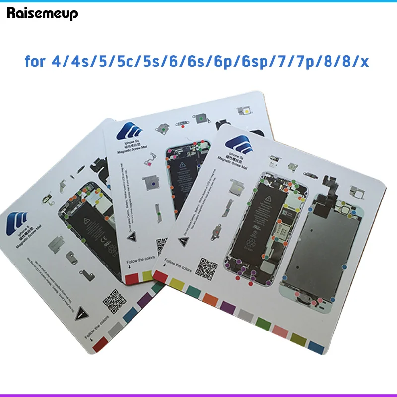 Магнитный винтовой Коврик для iPhone 4 5 6 6s plus профессиональная направляющая панель