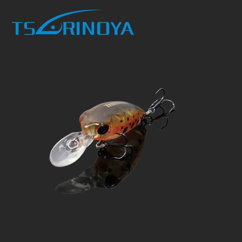 Tsurinoya 3 шт 32 мм 2 7 г Твердый воблер 3D рыбий глаз искусственная приманка с тройными