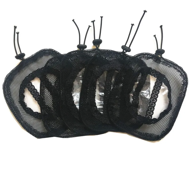 Royalty Hair 5Pcs/Lot Black Color High Quality Hair Net For Making Ponytail And Afro Hair Bun Wig Caps Hairnets Wholesale Price