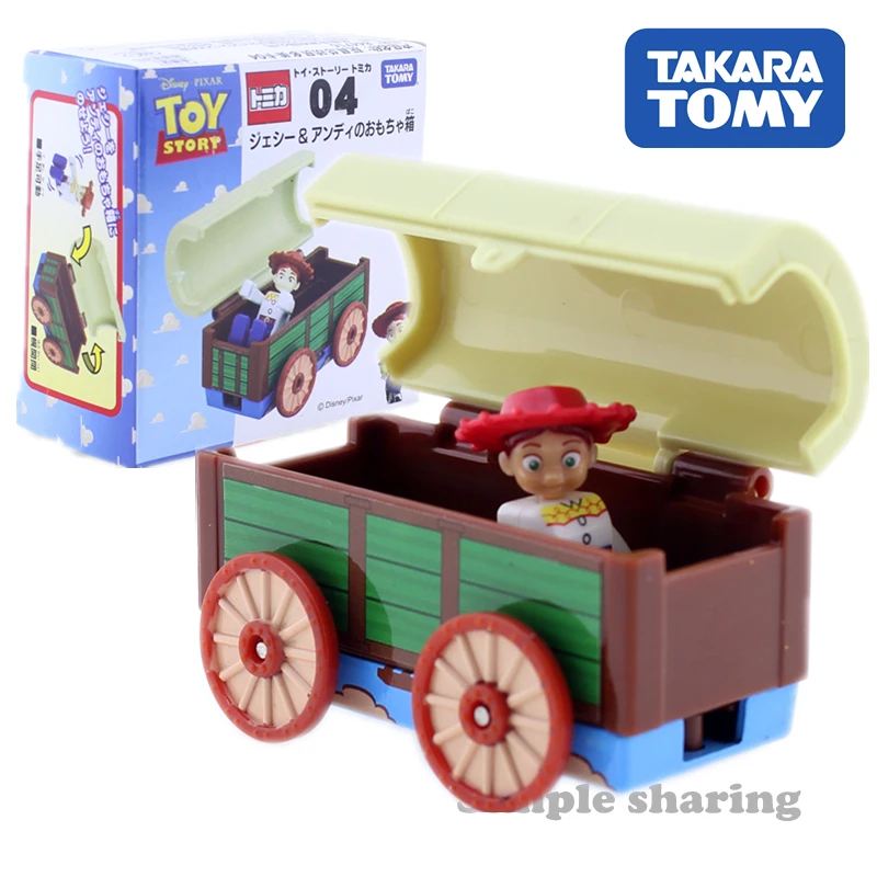 Takara Tomy Tomica Disney История игрушек 04 Джесси и карет американская девушка модель