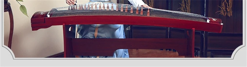 Guzheng портативная Фортуна Paulownia деревянная качественная панель для выполнения специального инструмента guzheng с роскошными аксессуарами ZYG-116