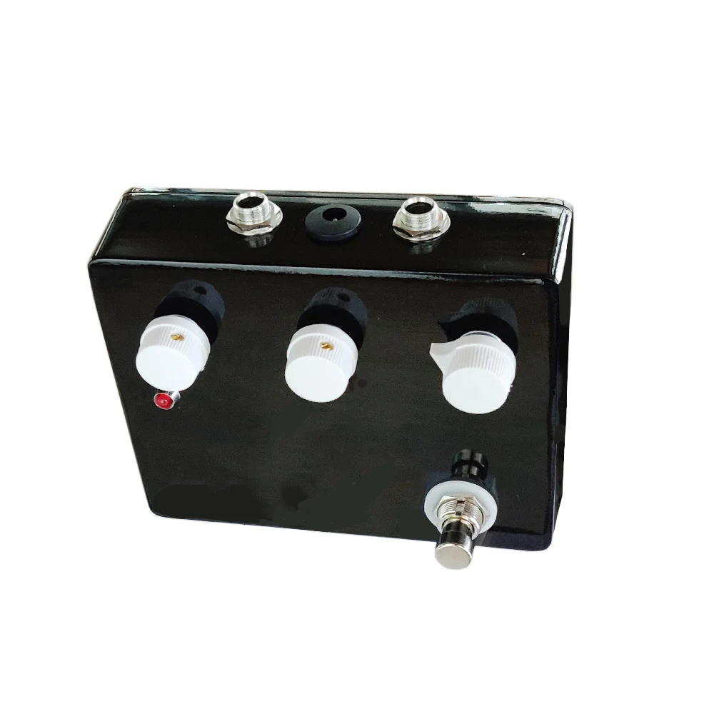 Blank Without Logo Black Klon Over Drive Guitar Pedal Effect Aluminum Alloy Box Switch Pedals enlarge