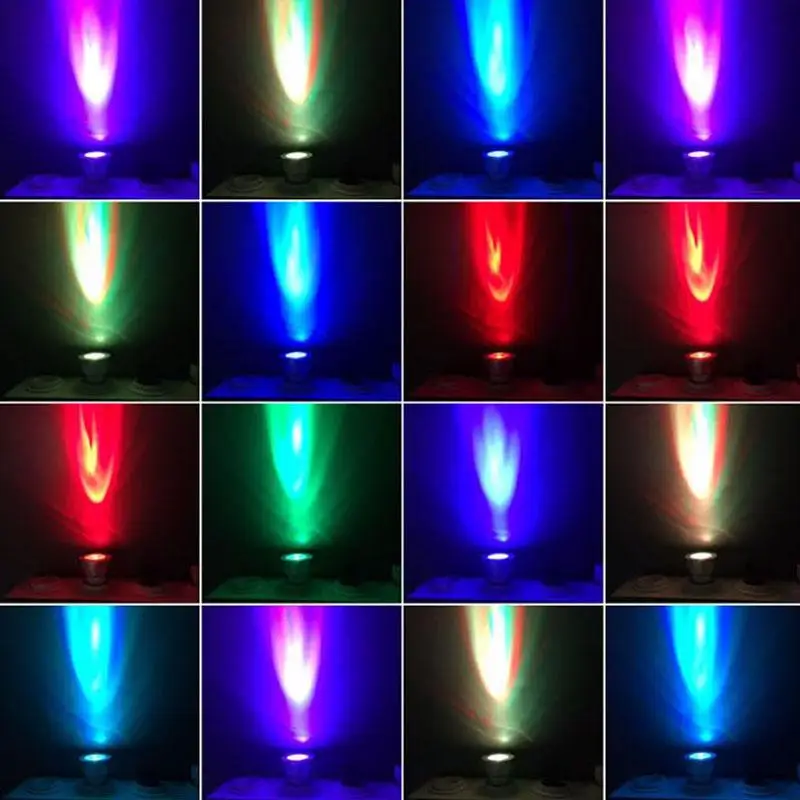 Светодиодная RGB лампа E27 E14 GU10 85-265 в MR16 12 В светодиодная 3 Вт волшебное праздничное