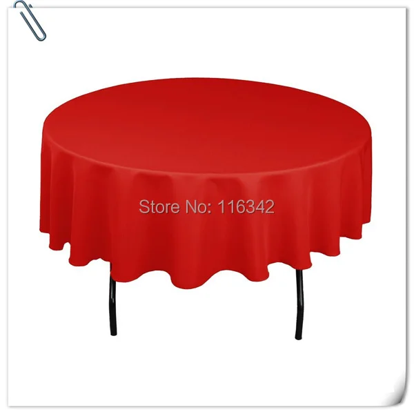 

Скатерть из полиэстера 90 дюймов для свадебного торжества, вечеринки, отеля, ресторана, бесплатная доставка, 10 шт.