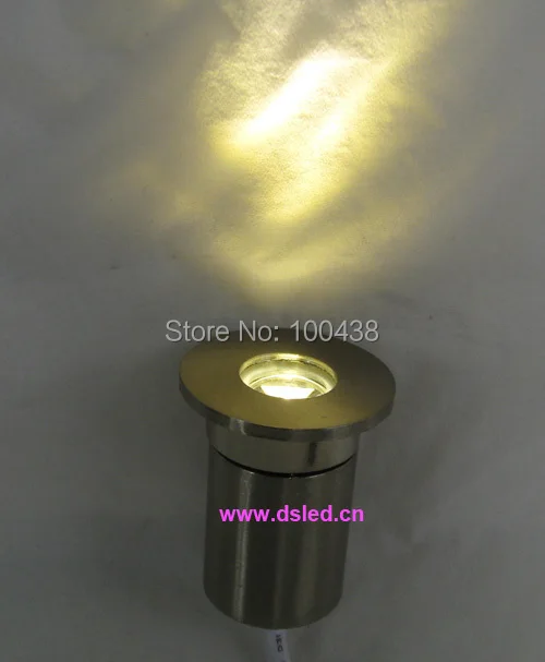 

Free shipping !! High quality,CE,IP67,1W underground LED light,LED uplight, LED recessed light,DS-11-1B,12VDC,Size 48mm