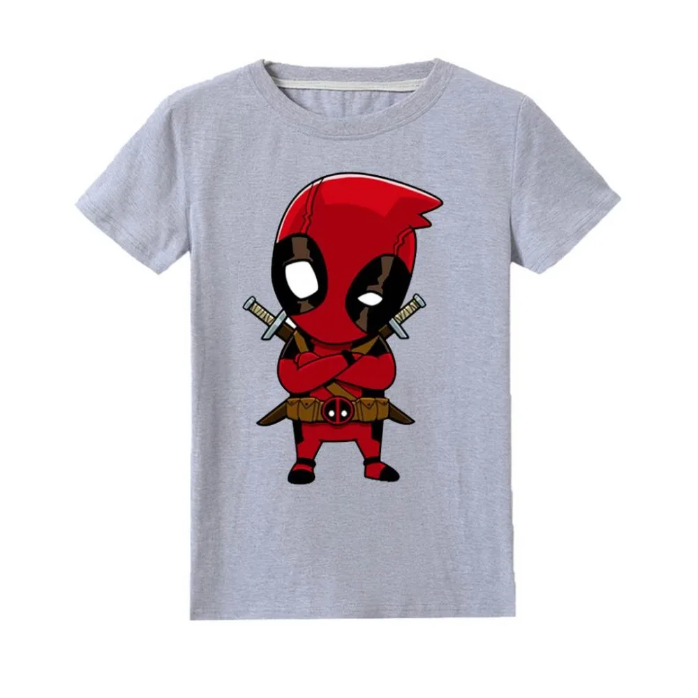 Футболка с забавными топами Deadpool Костюм Супермена для тематической вечеринки