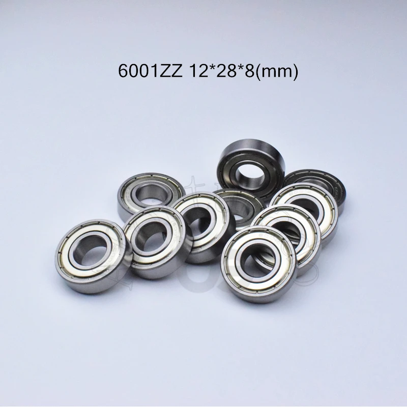 6001ZZ 12*28*8 (мм) 1 шт. подшипник ABEC 5 6001 металлический герметичный с глубоким желобом