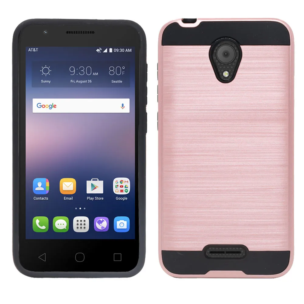 Гибридный защитный чехол из углеродного волокна для Alcatel idealXCITE 5044R/Verso/Cameo/Raven LTE