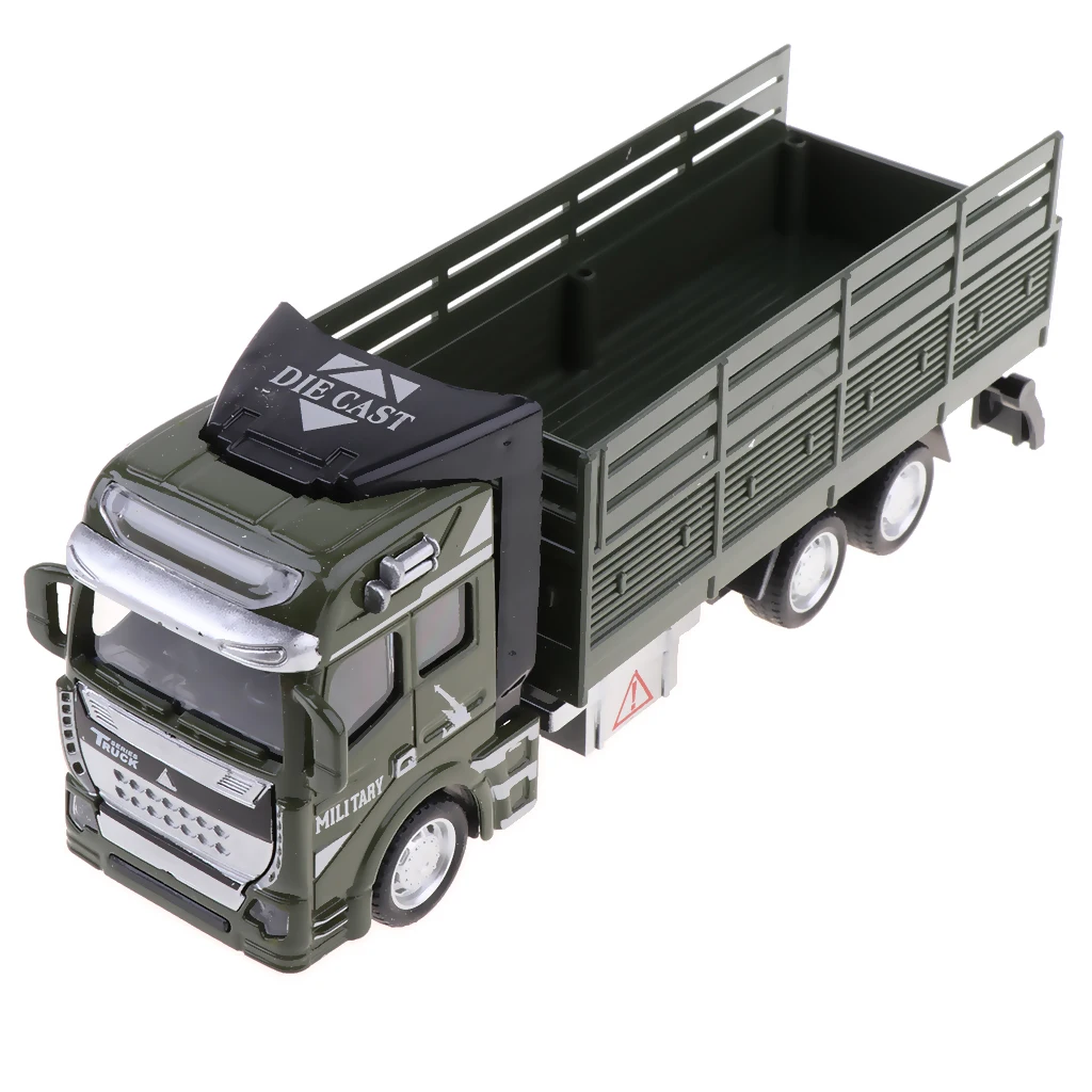Модель игрушечного автомобиля MagiDeal 1/48 литой Сплав военный автомобиль модель