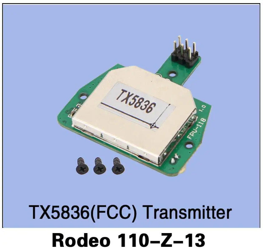 

Бесплатная доставка 100% Оригинал Walkera Rodeo 110 запчасти TX5836 (FCC) передатчик Rodeo 110-Z-13 Бесплатная доставка