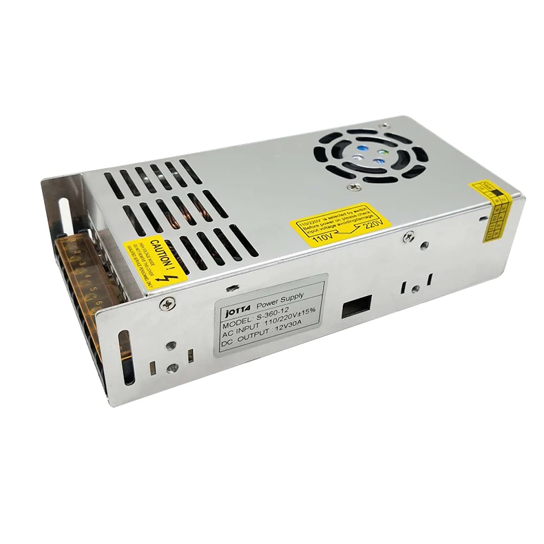 360W 12V 30A Светодиодные ленты CNC 3D печати Малый Объем Один Выход импульсный источник питания светодиодного табло