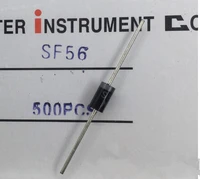 20pcslot sf56 rectifier diode 5a 400v do 27 new original