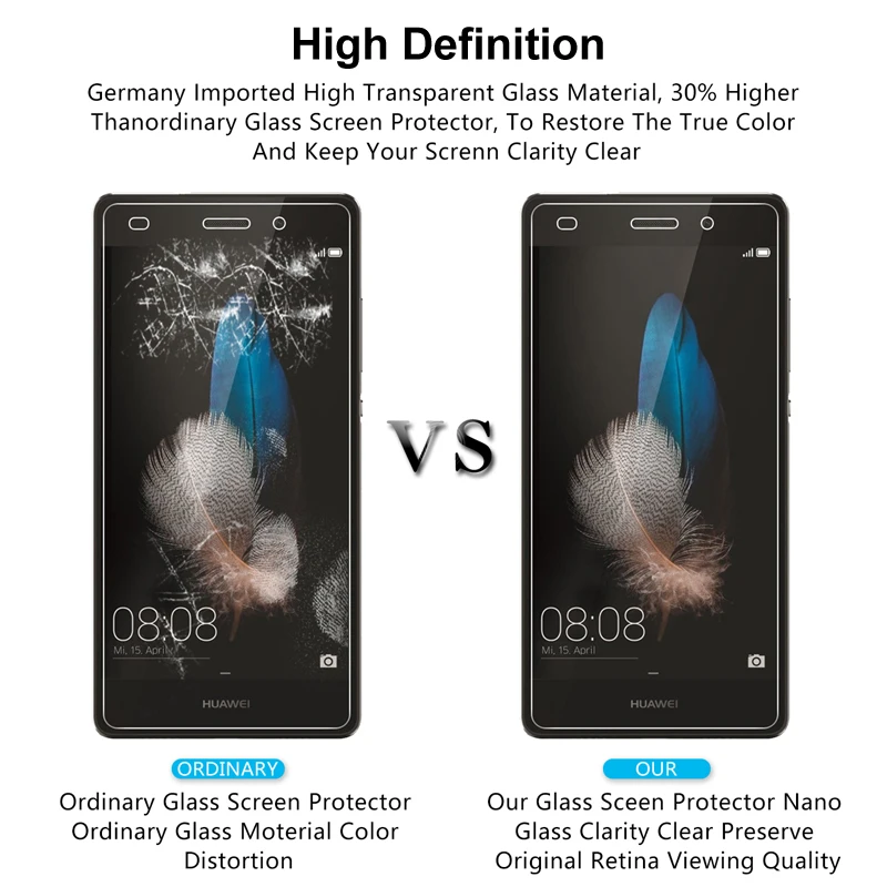 Защитное стекло для huawei p 8 lite p8 p9 p10 8 9 10 8 lite 9lite 10lite huawey закаленное стекло для защиты экрана flim