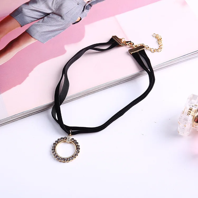 Fashion personality simplicity short style glass pearl necklace Necklace jewelry women's fashion temperament p | Украшения и