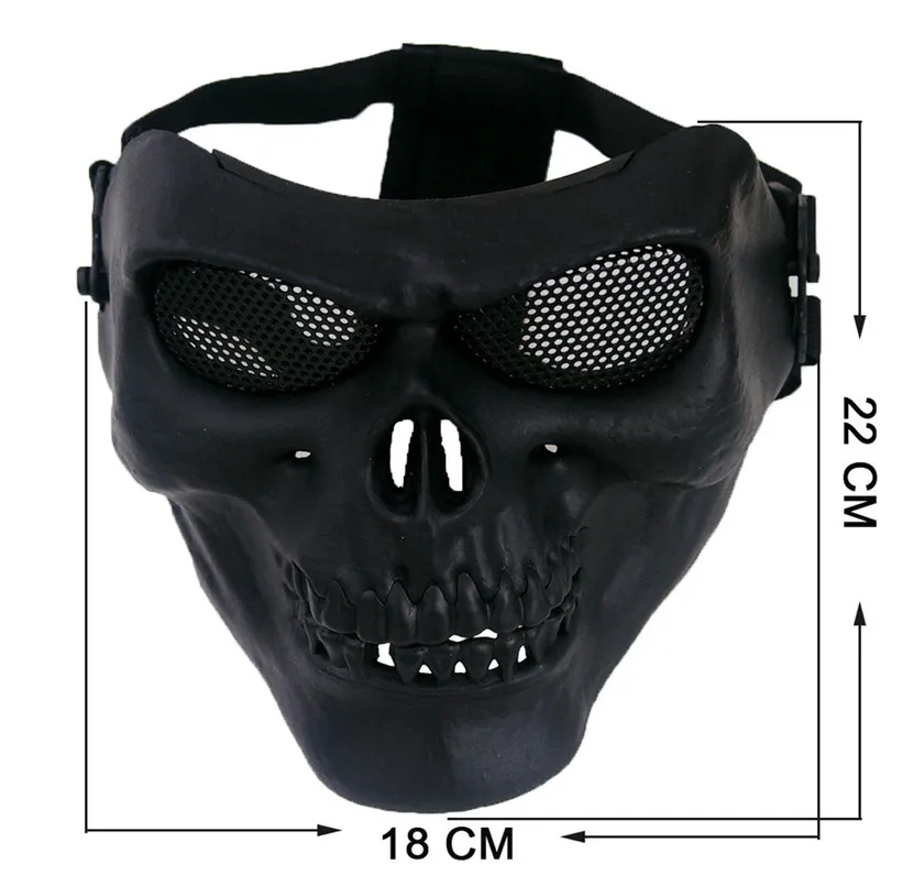 Cool Skull Multi Intball CS Face Mask Ski Bike Motorcycle Outdoor Sports Wear 2019 shield mask | Автомобили и мотоциклы