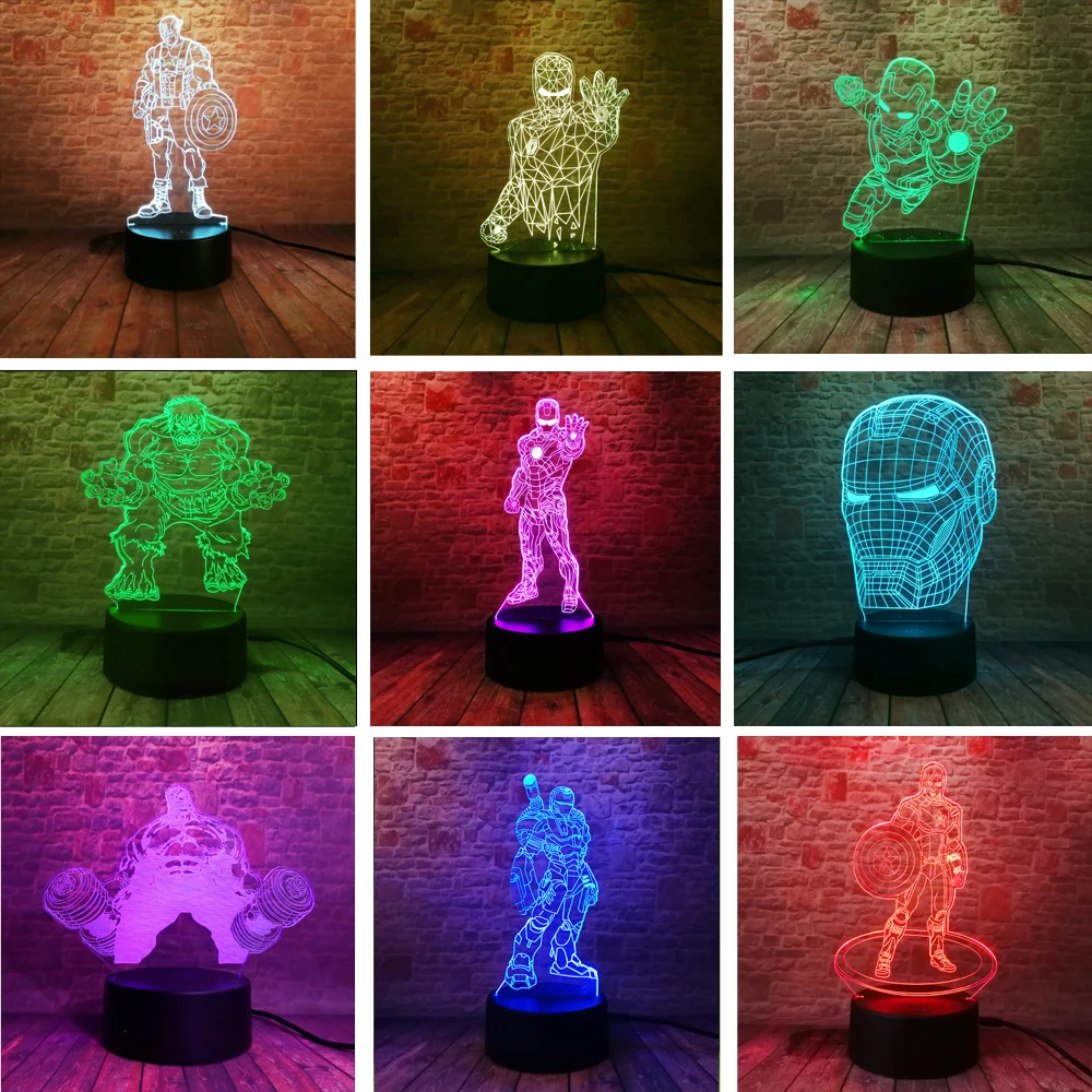 Amroe Marvel Мстители Железный человек маска Alliance Халк Капитан Америка USB сенсорный 7