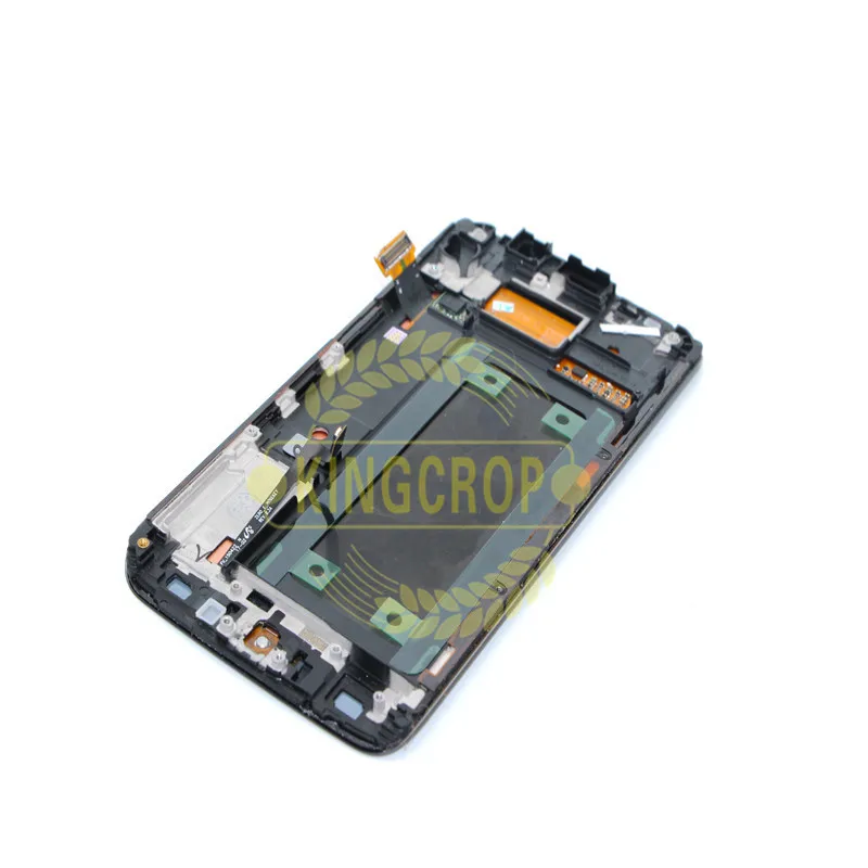 5.1для samsung Galaxy S6 Edge lcd G925 G925F SM-G925F дисплей кодирующий преобразователь сенсорного экрана в сборе с рамкой для samsung S6 Edge lcd