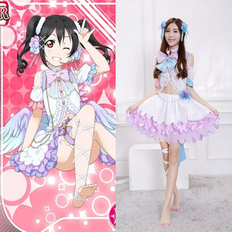 Новое поступление японского аниме Love Live Nico Yazawa Косплей костюмы на Хэллоуин для