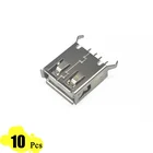 10 шт.лот usb-порт для подключения типа A, 4-контактный разъем типа A, обжимной Штекерный разъем для зарядки 180, адаптер для проводов