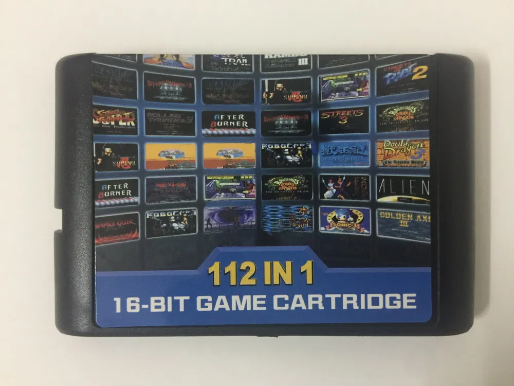 Супер 112 в 1 игровая карта с игрой Contra Vectorman Double Dragon Battletoads Ninja Gaiden Turtles для Sega Megadrive