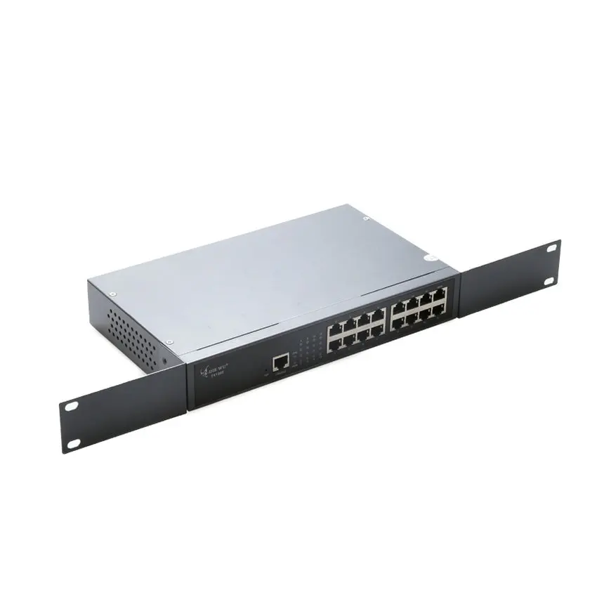 

16 Ports 10/100M Network Switchs Switching Capacity fast switch metal shell