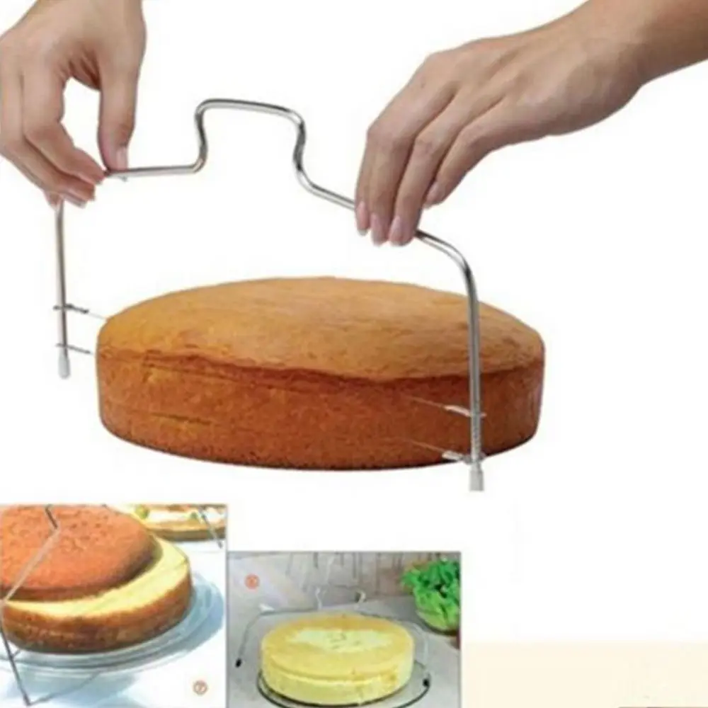 Регулируемая ручка для хлеба из стальной проволоки торт ломтерезка