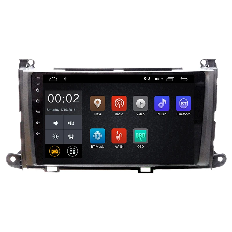 Android 8 1 автомобильный радиоприемник для Toyota Sienna XL30 2010 2012 2013 2014 gps навигация dvd плеер