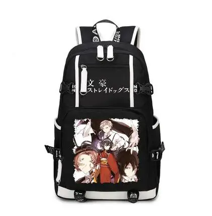 

Anime Bungo Stray Dogs Backpack oxford Game Schoolbags Fashion Unisex Travel Bag