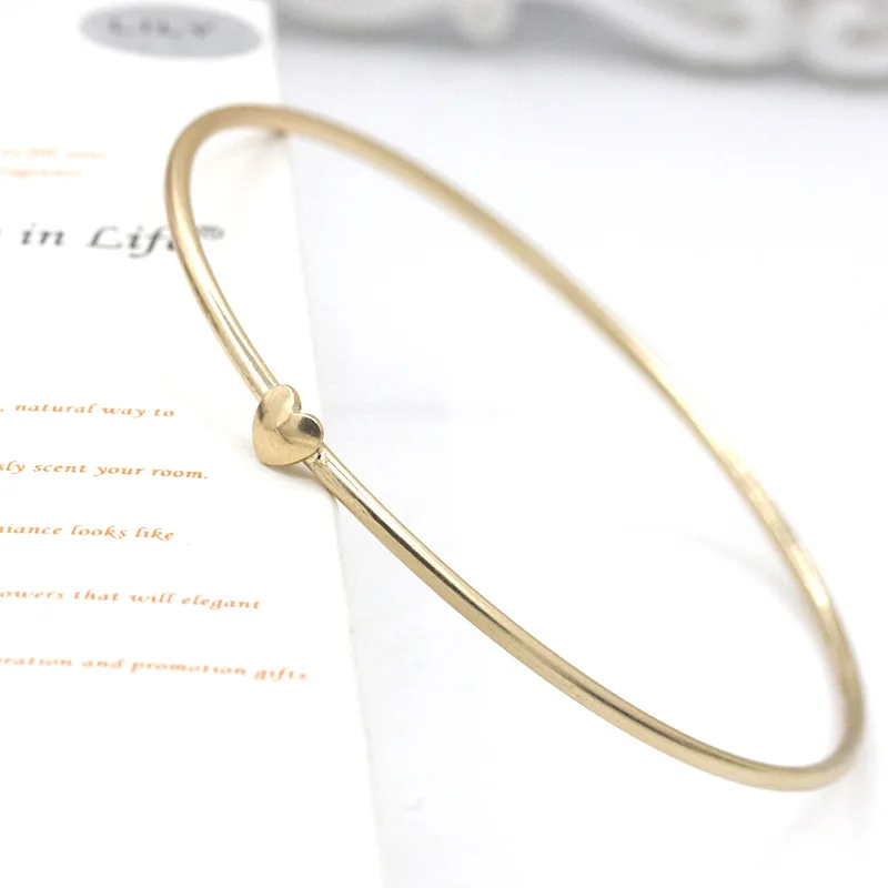 10 шт./лот модные очаровательные браслеты на запястье золотой цвет любовь сердце